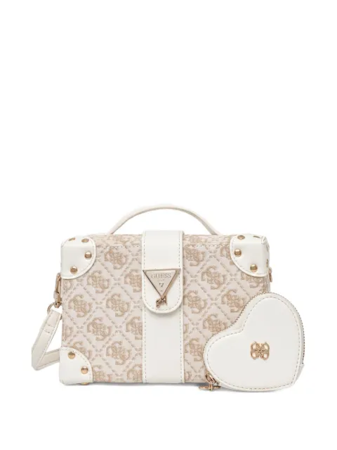 guess kids logo-detail tote bag