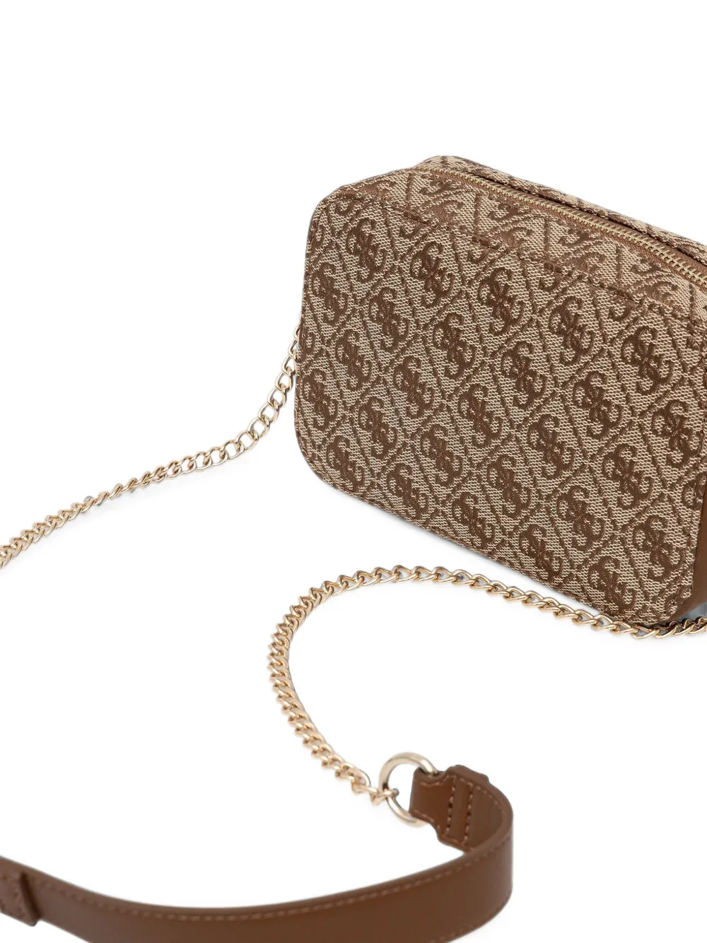 guess kids Monogram camera mini bag Beige