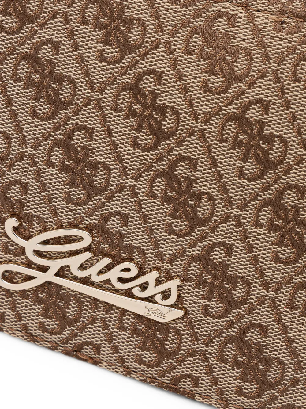 guess kids Monogram camera mini bag Beige