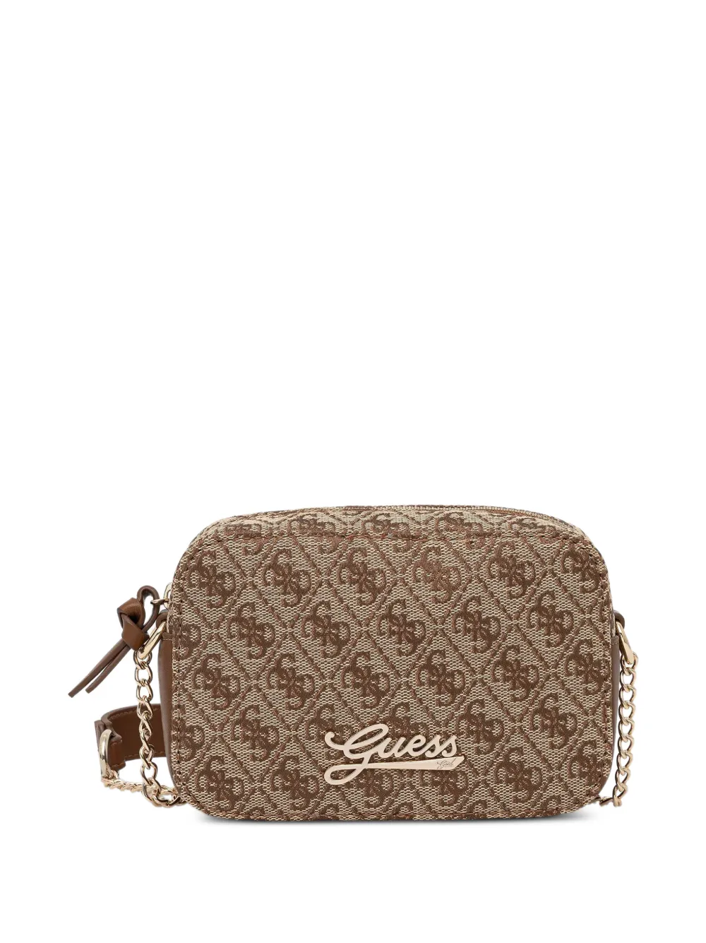 Guess kids Monogram camera mini bag Beige