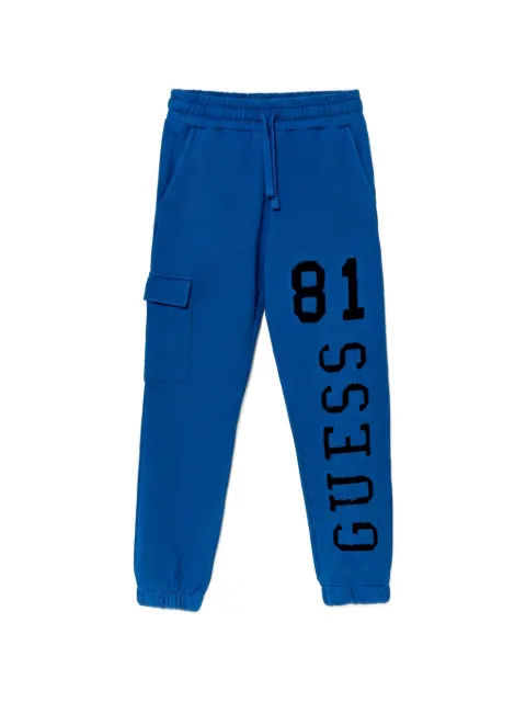 guess kids cargo-pocket track pants
