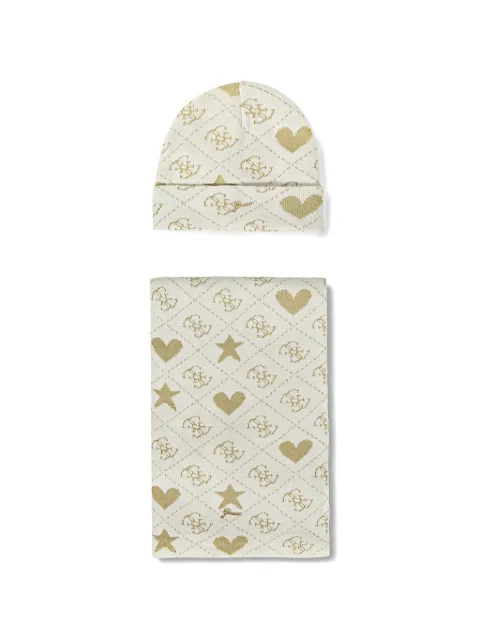 guess kids patterned hat set