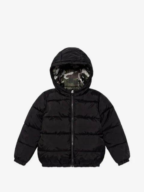 guess kids hooded padded jacket