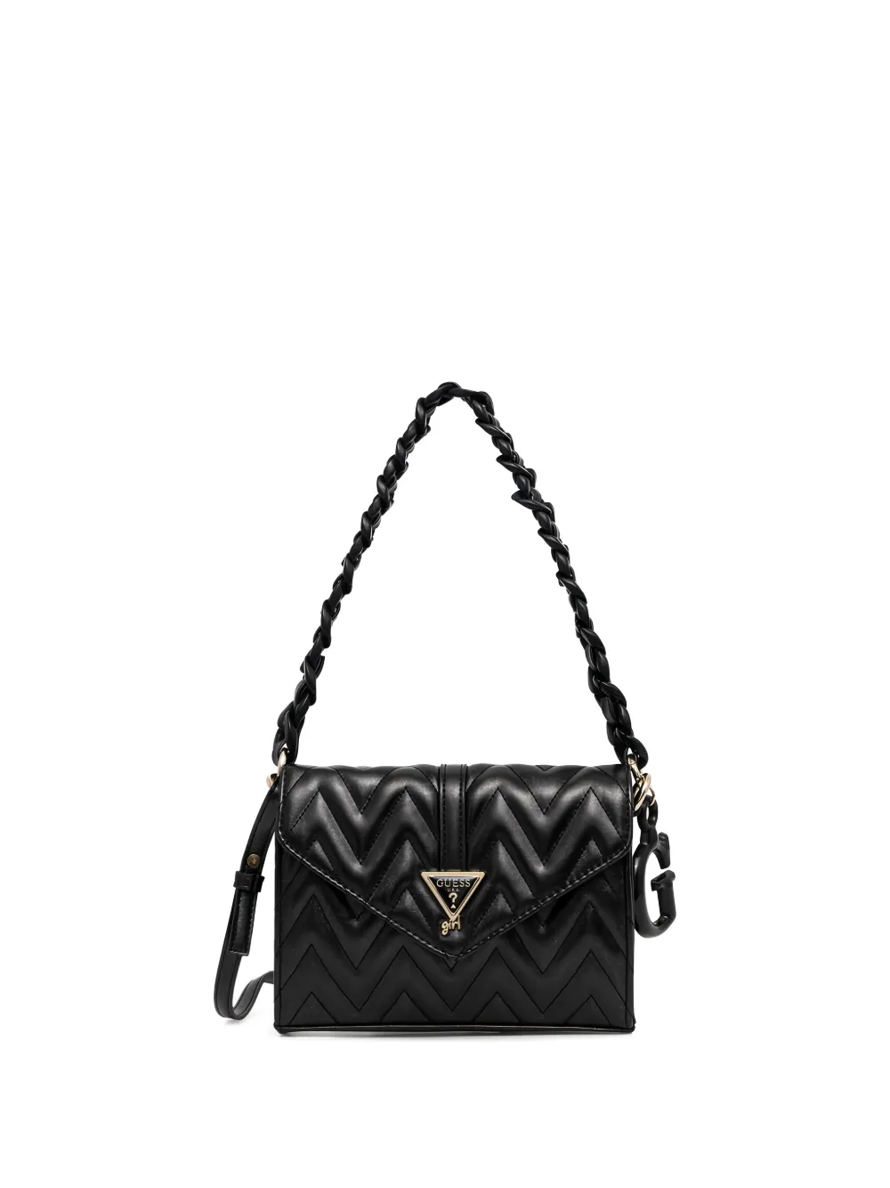 guess kids quilted shoulder bag - Nero