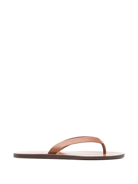 Manebi leather flip-flops