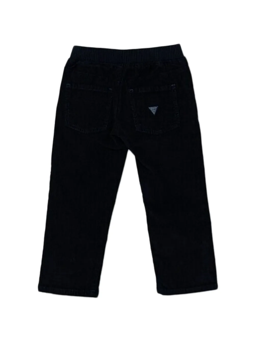guess kids Ribfluwelen broek met knoop Blauw
