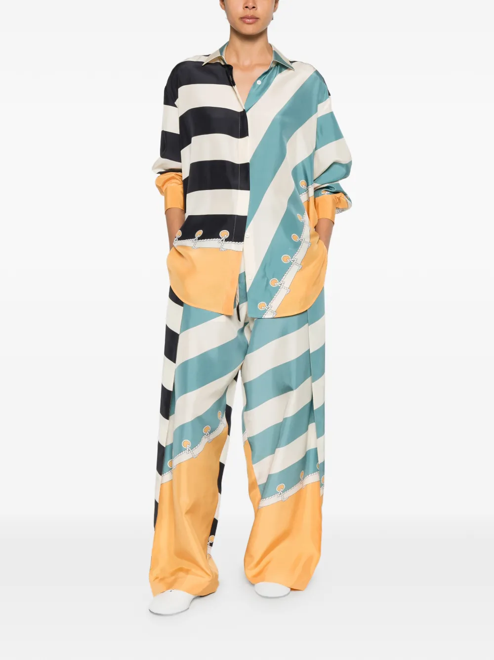  Loewe Camicia A Righe - Toni Neutri 