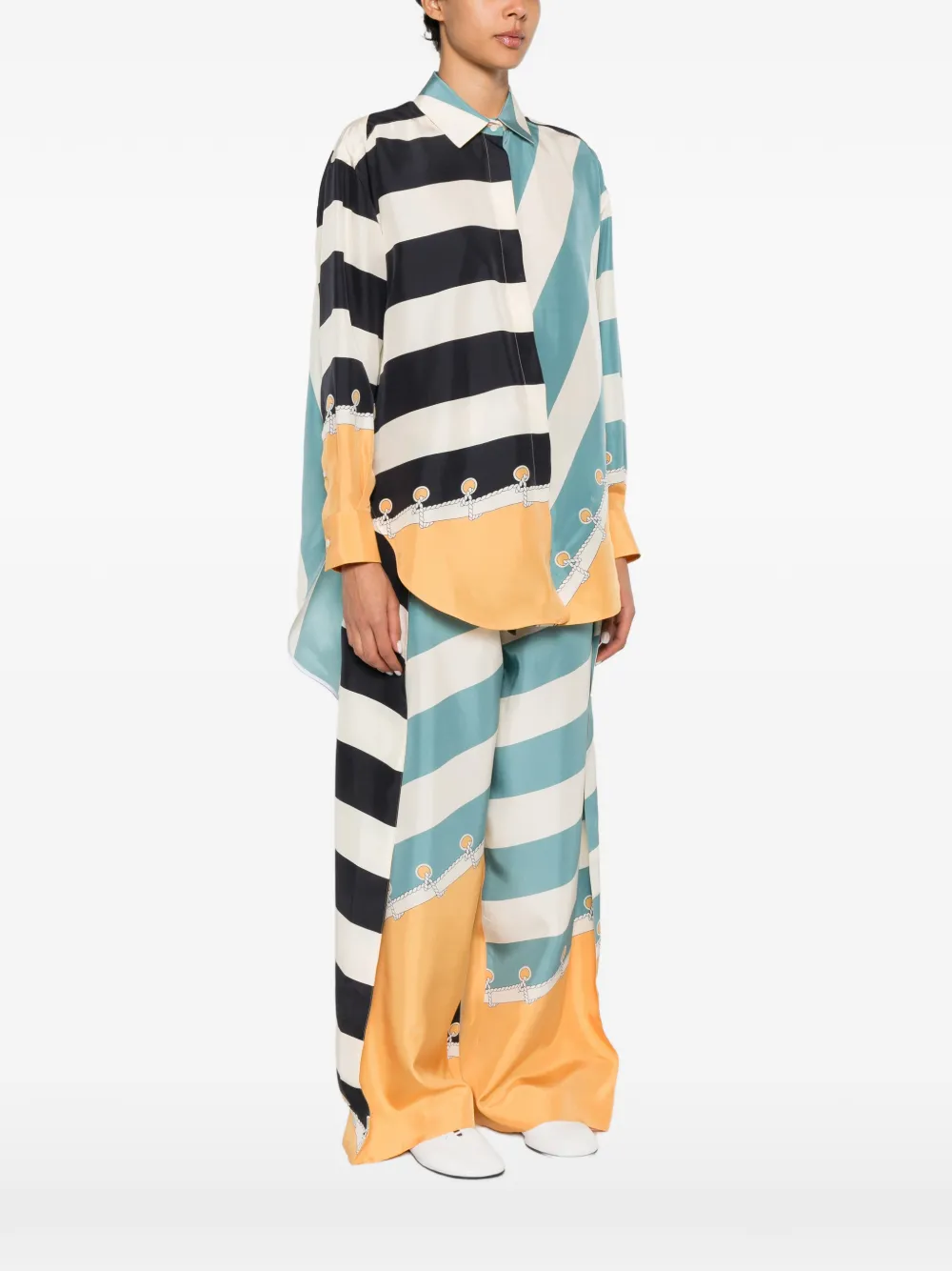  Loewe Camicia A Righe - Toni Neutri 
