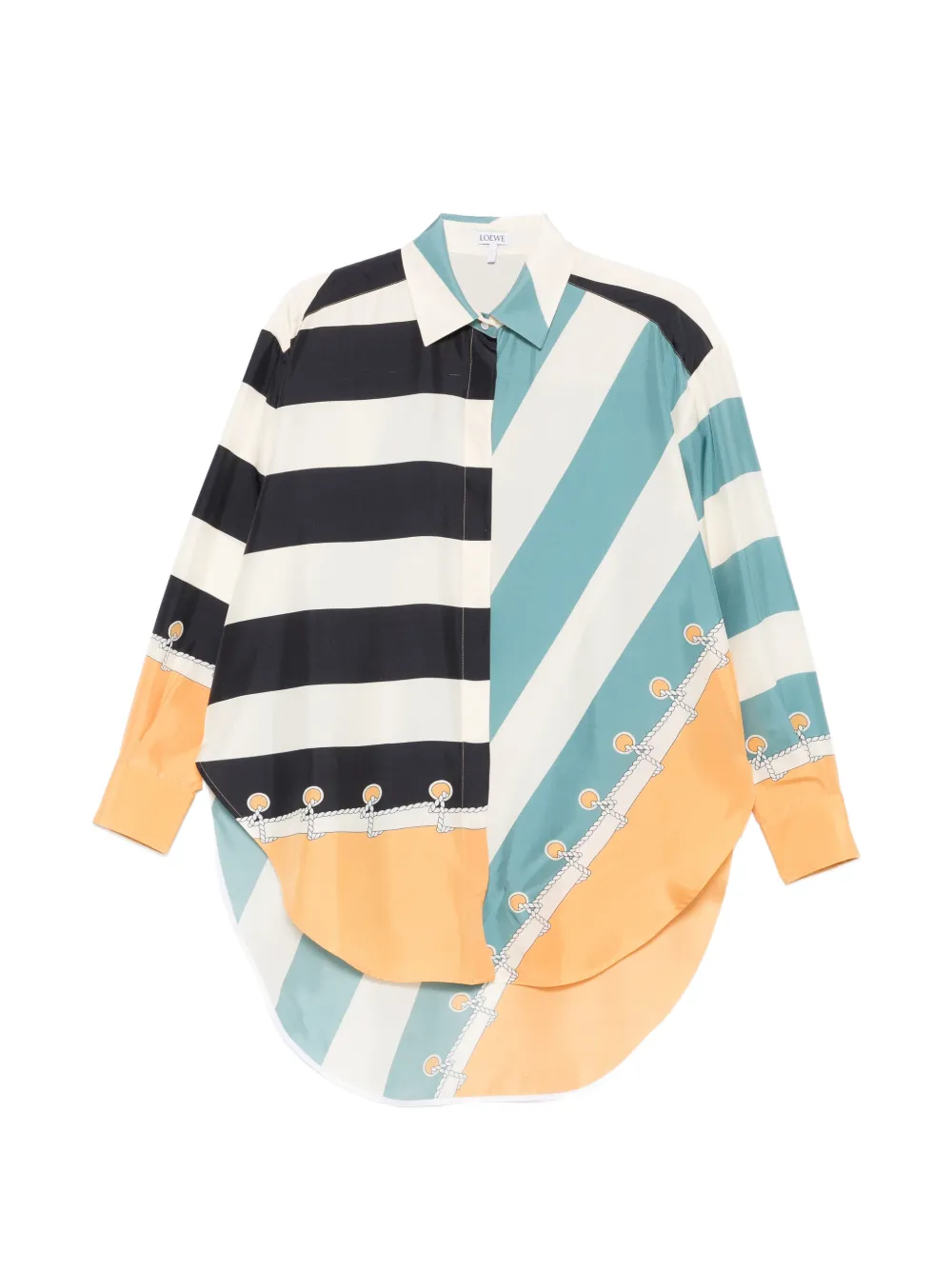 LOEWE striped shirt - Toni neutri