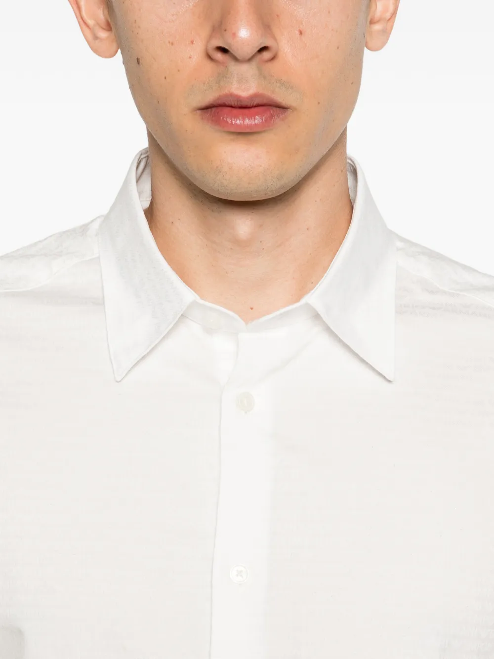 Emporio Armani Overhemd met lange mouwen Wit
