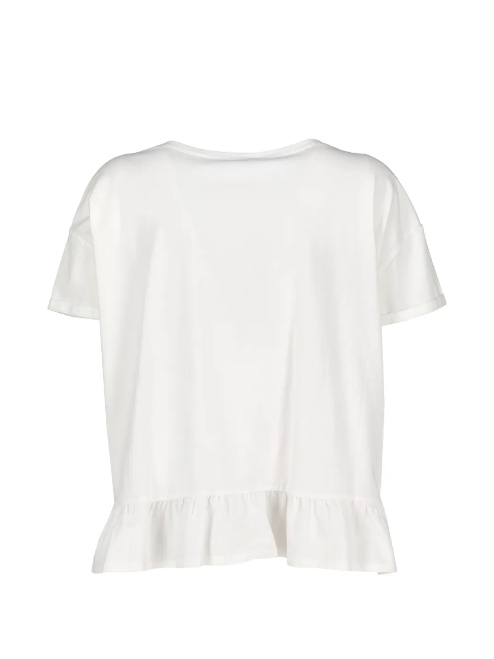  Sfizio Pineapple Ruffle T-shirt - Blanco 