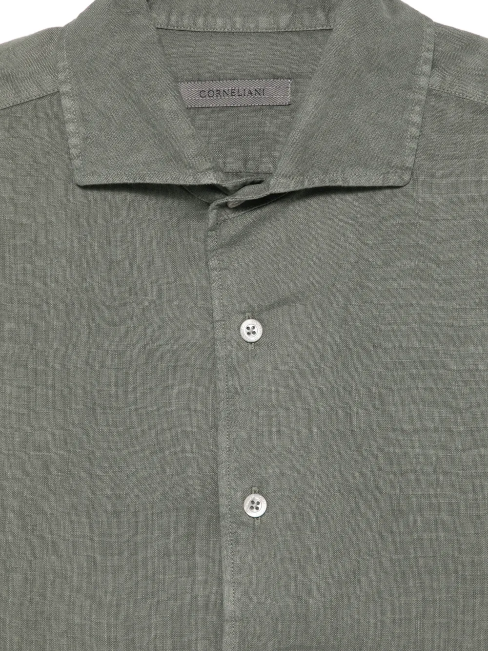  Corneliani Buttoned Shirt - Green 