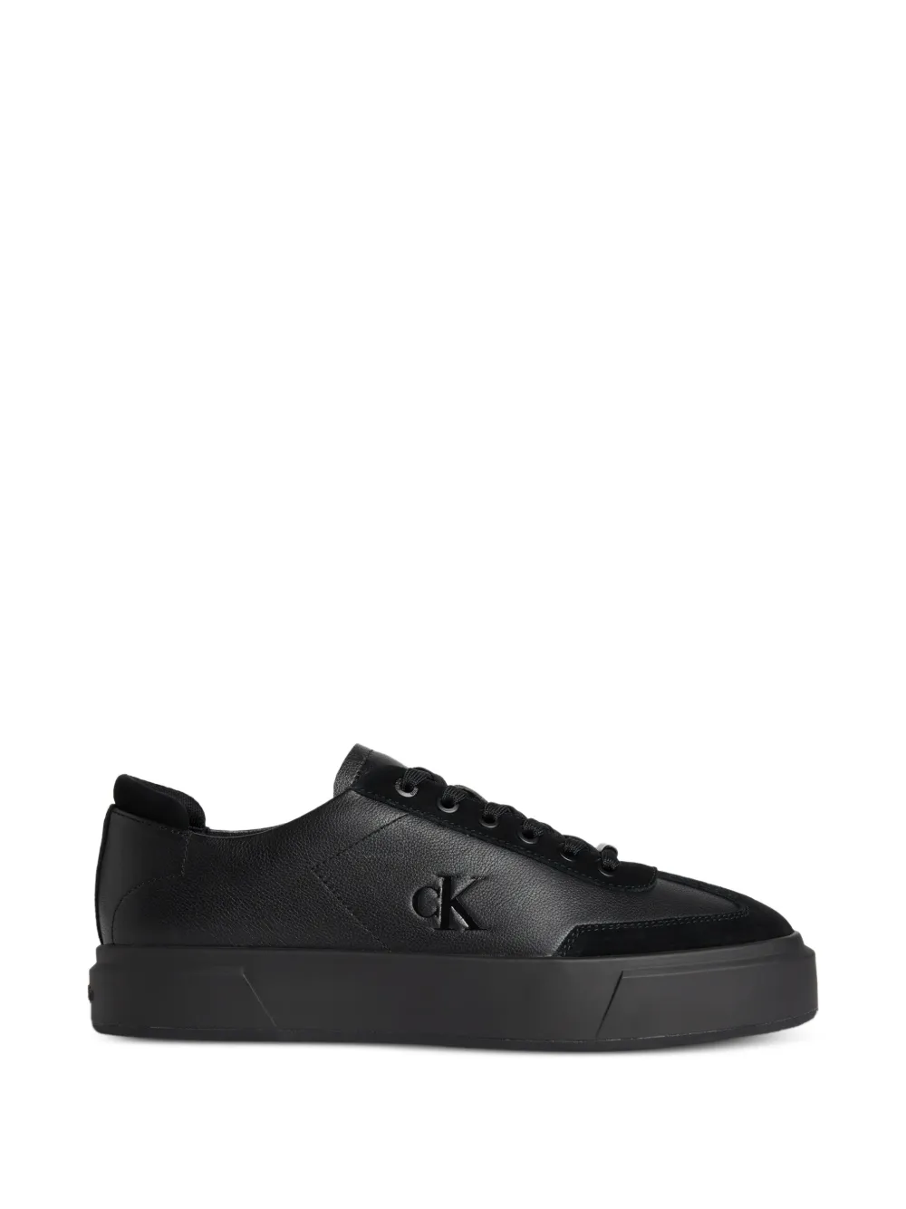 Calvin Klein lace-up sneakers Zwart