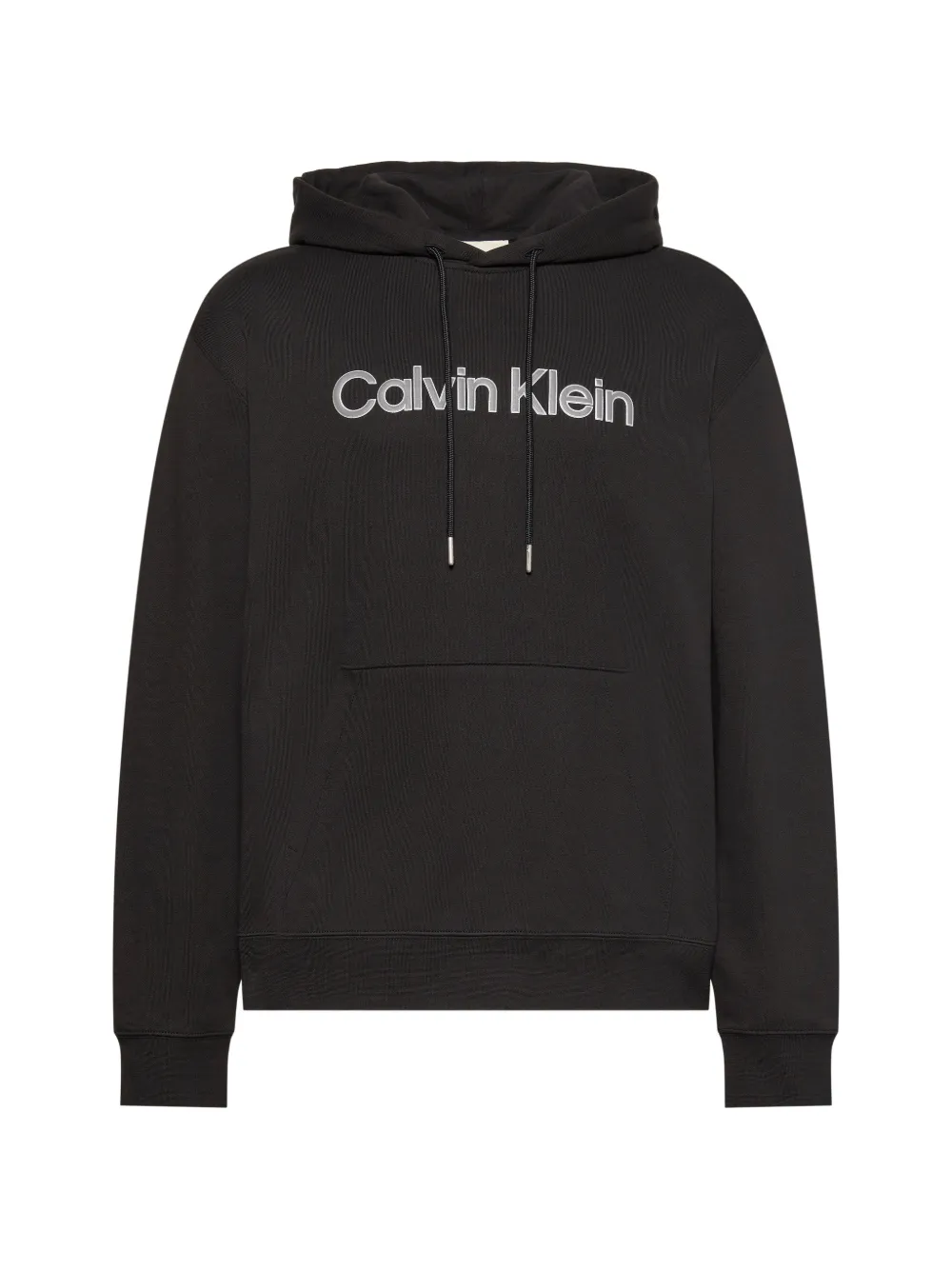 Calvin Klein drawstring-detail hoodie - Schwarz