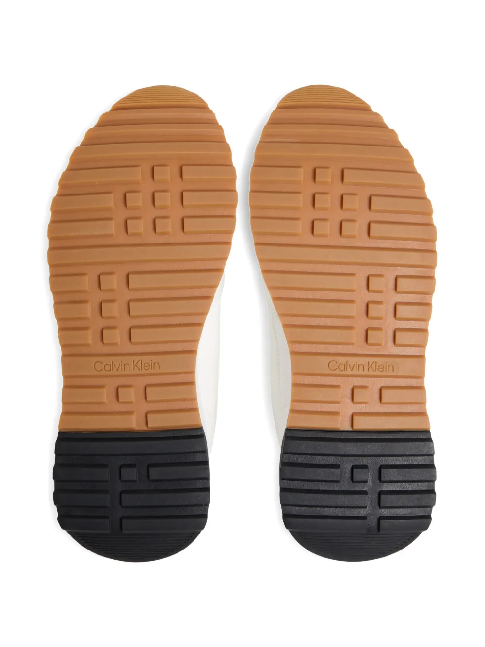 Calvin Klein lace-up sneakers Wit