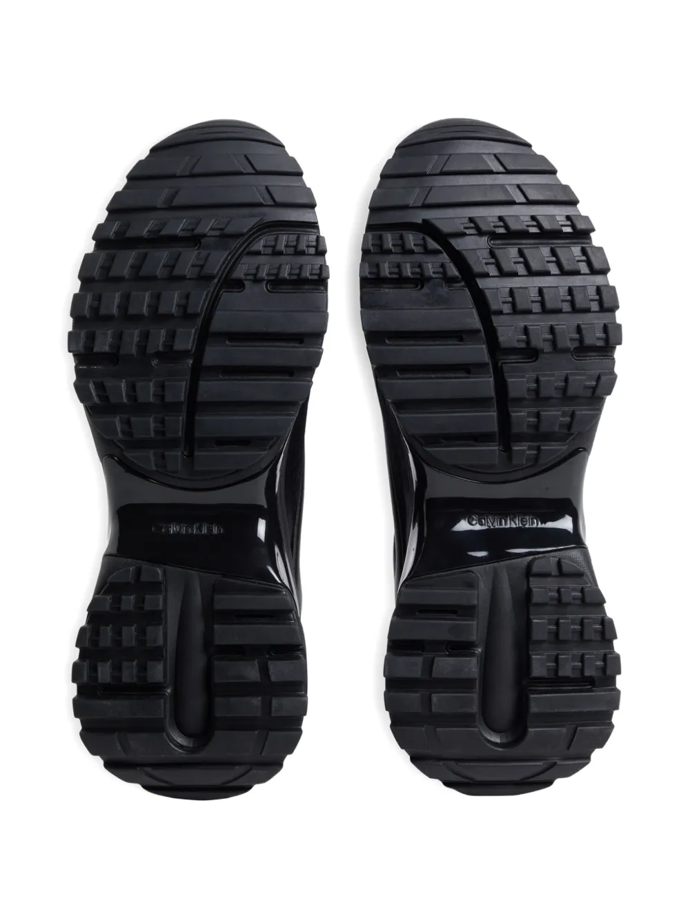 Calvin Klein lace-up sneakers Zwart