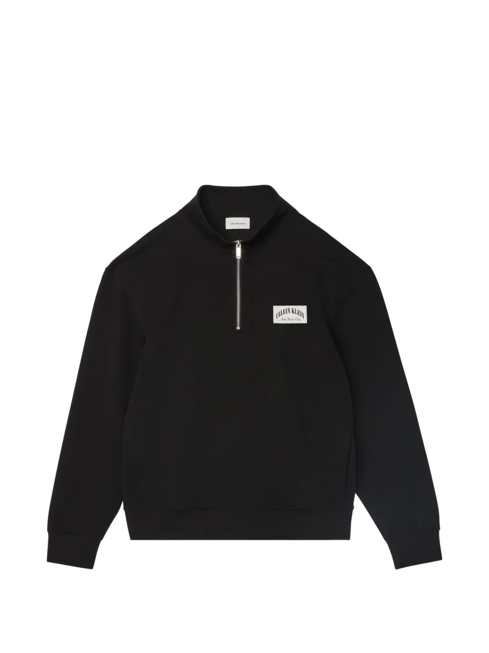 Calvin Klein zip-fastening sweatshirt - Schwarz