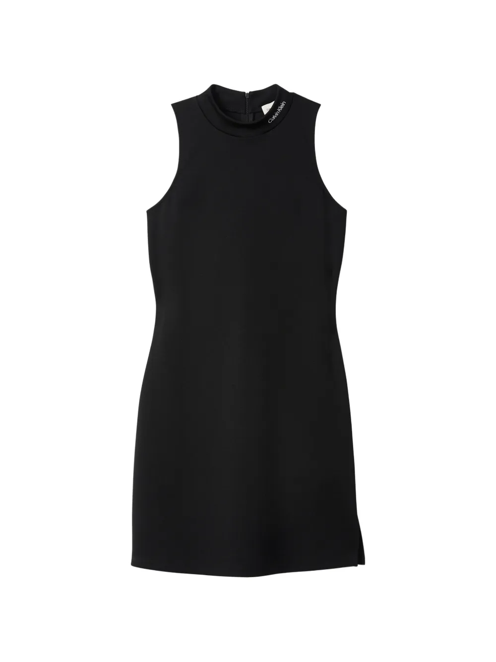 Calvin Klein high-neck sleeveless dress - Schwarz