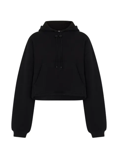 The Mannei cropped drawstring hoodie