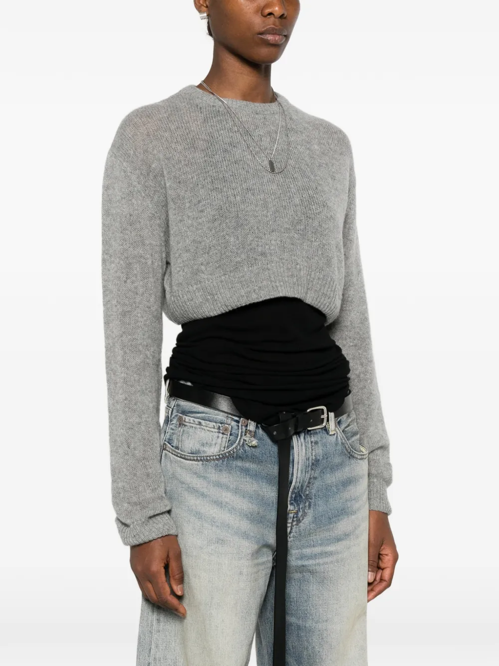  Balenciaga Pull Crop - Gris 