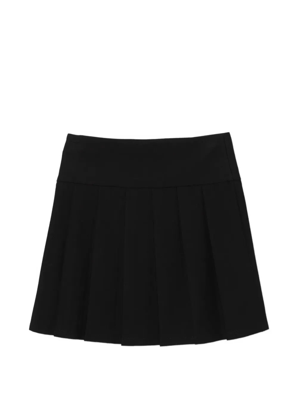 guess kids rhinestone-embellished pleated mini skirt Zwart