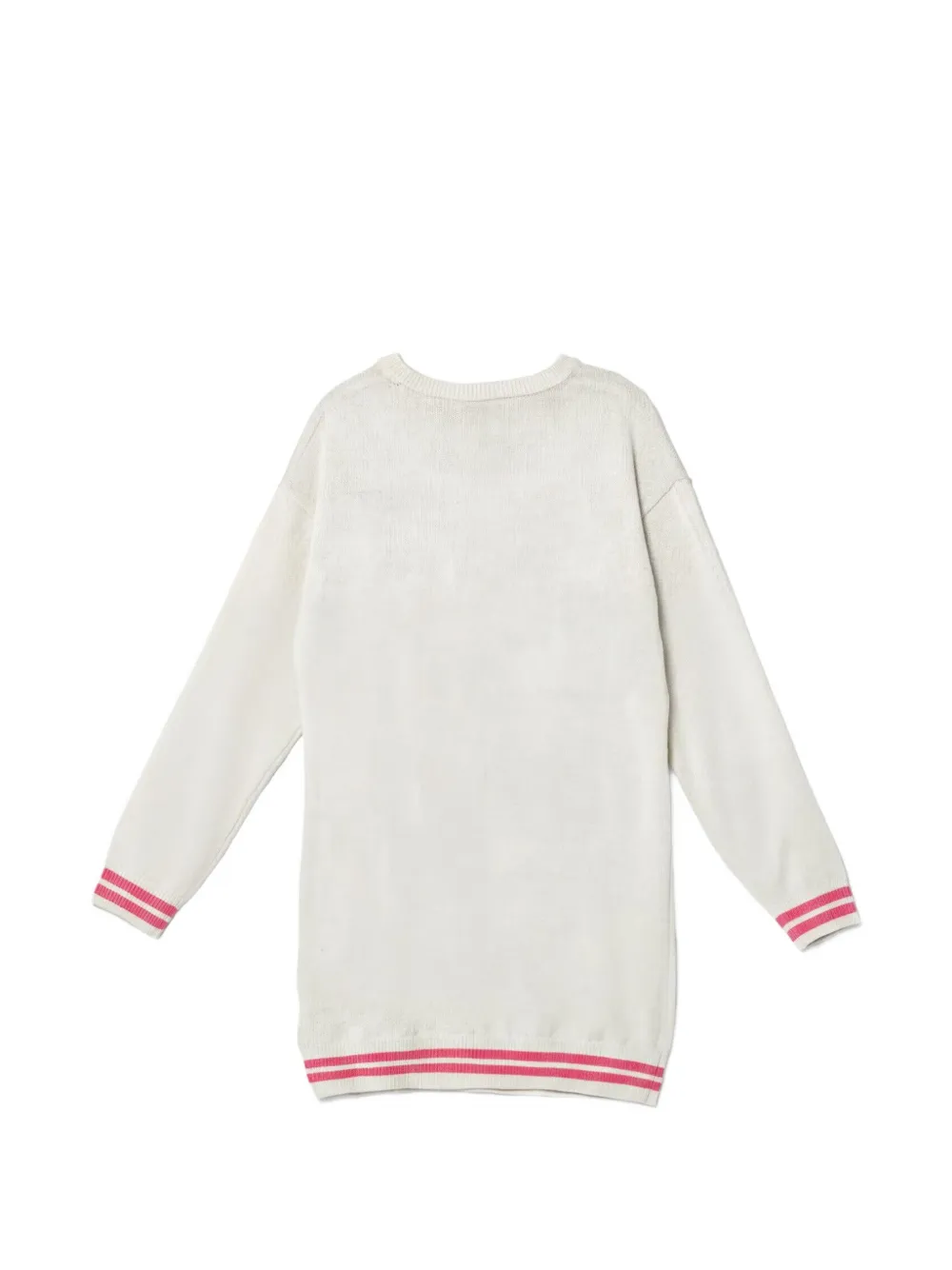 guess kids logo-lettering dress Beige
