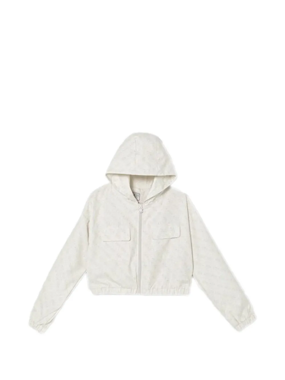 guess kids hooded zip-up jacket - Toni neutri
