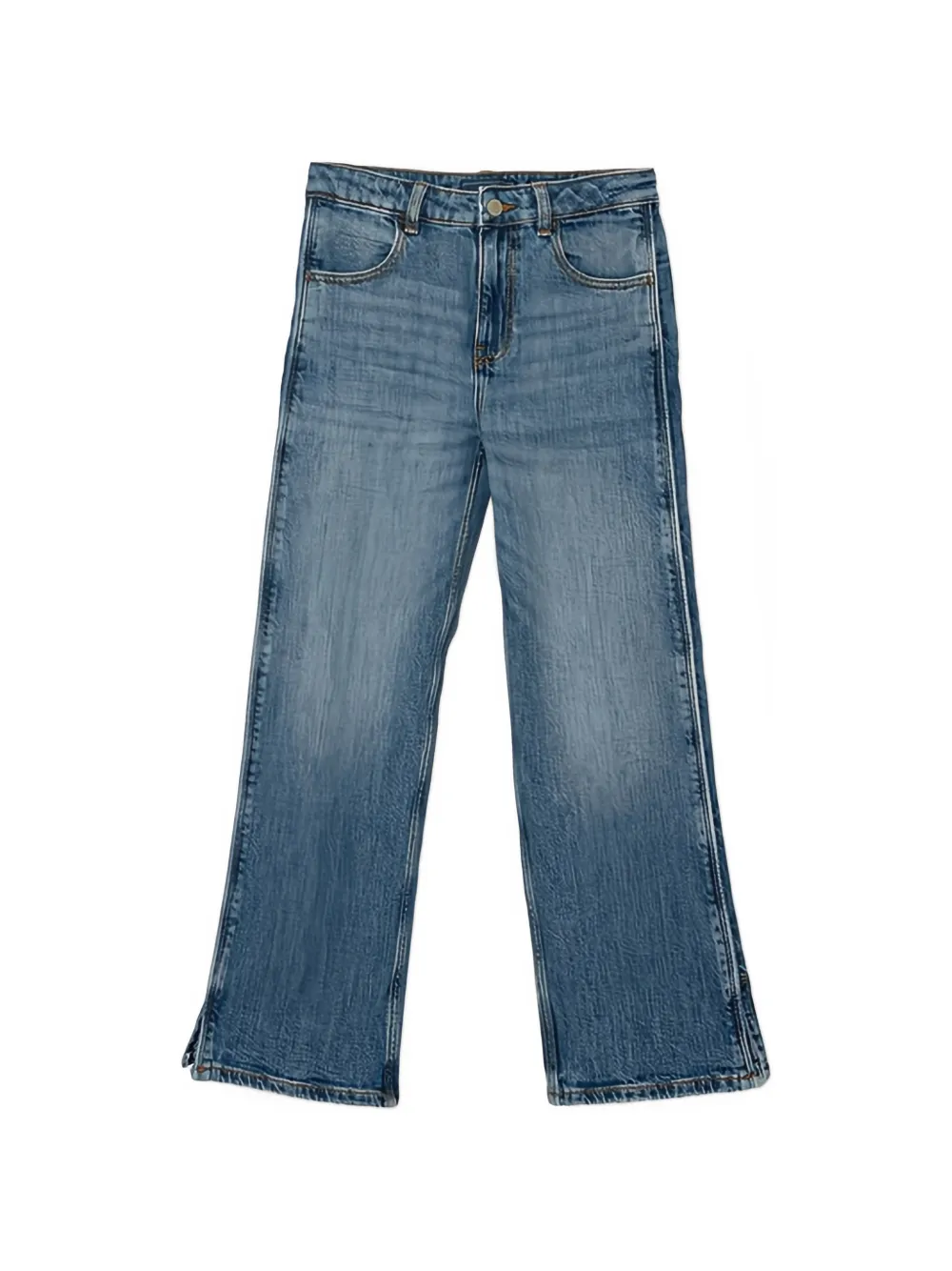 guess kids denim logo jeans - Blu