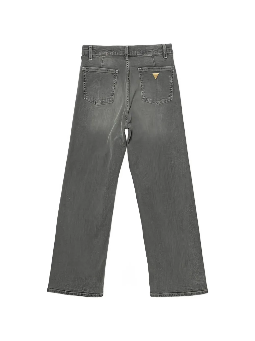 guess kids button-fastening jeans - Grigio