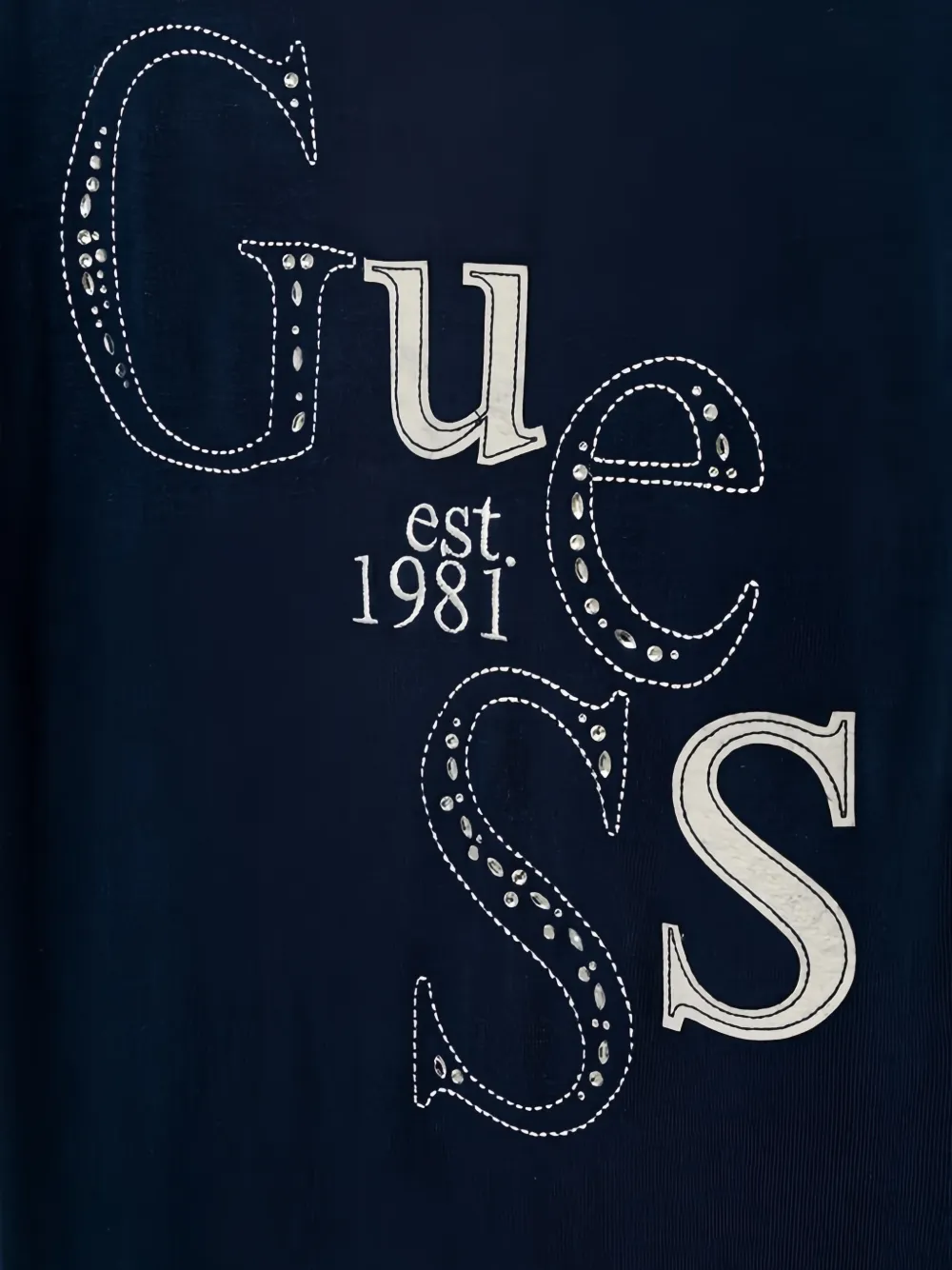 guess kids Jurk met lange mouwen en logodetail Blauw