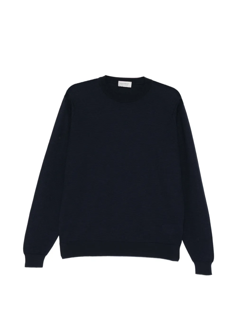 John Smedley 15 singular textured sweater - Blu