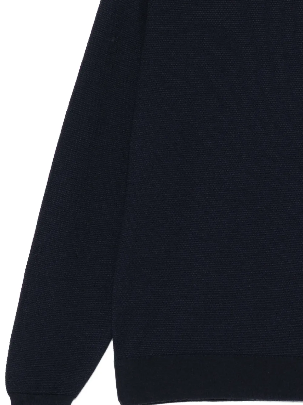 John Smedley 15 Singular trui met textuur Blauw