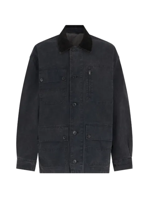 MARANT Travis corduroy-collar elbow-patch jacket