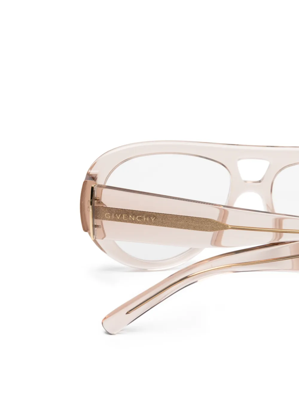 Givenchy Eyewear Bril met piloten montuur Beige