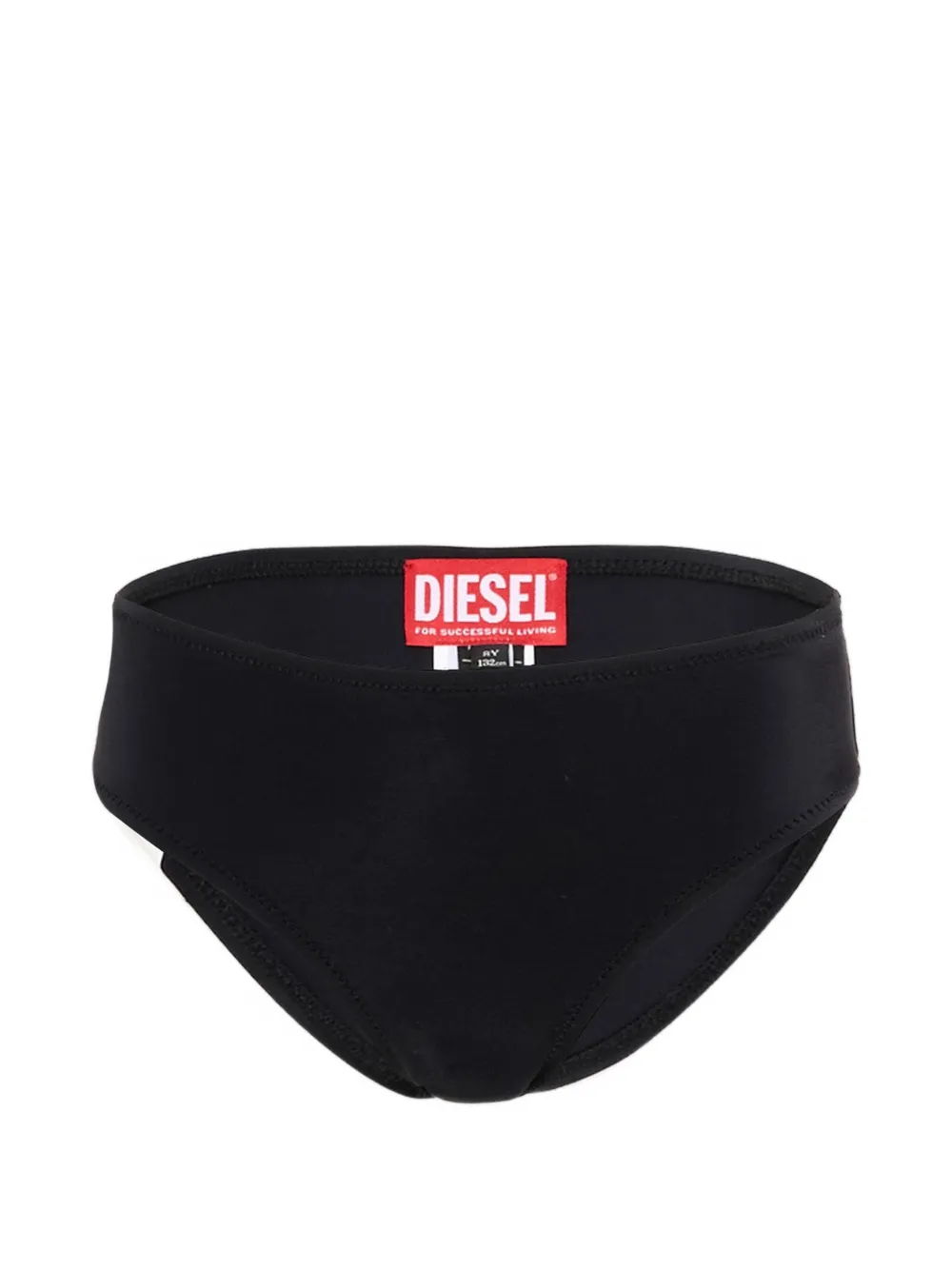 Diesel Kids logo-detail swim trunks - Nero