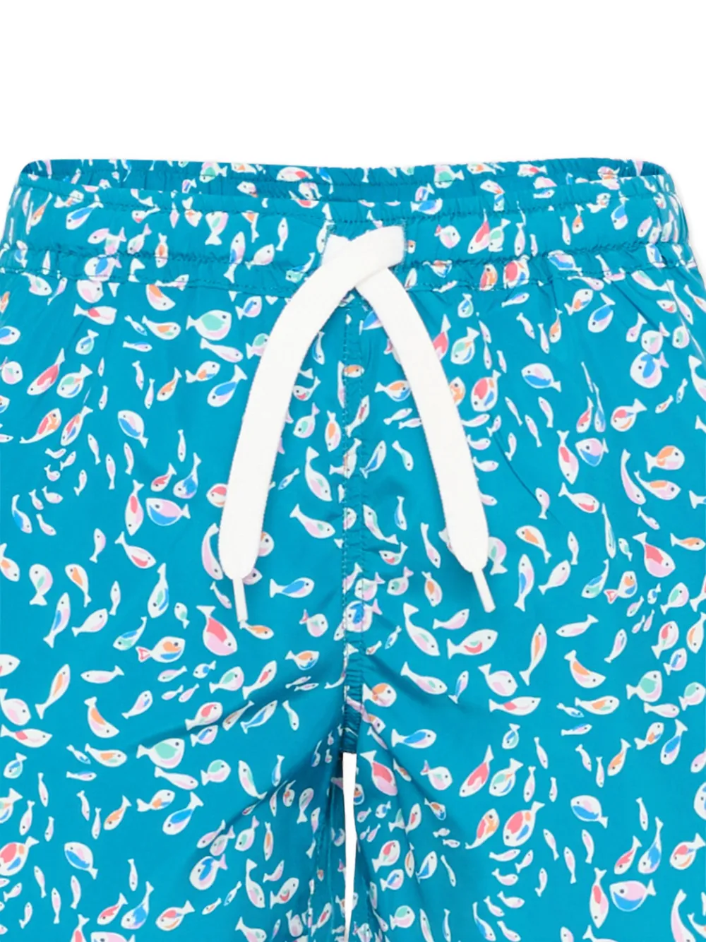 Pesciolino Rosso Kids Zwembroek met visprint Blauw