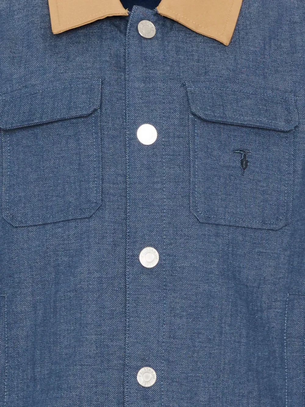  Trussardi Junior Chaqueta Con Apliques - Azul 
