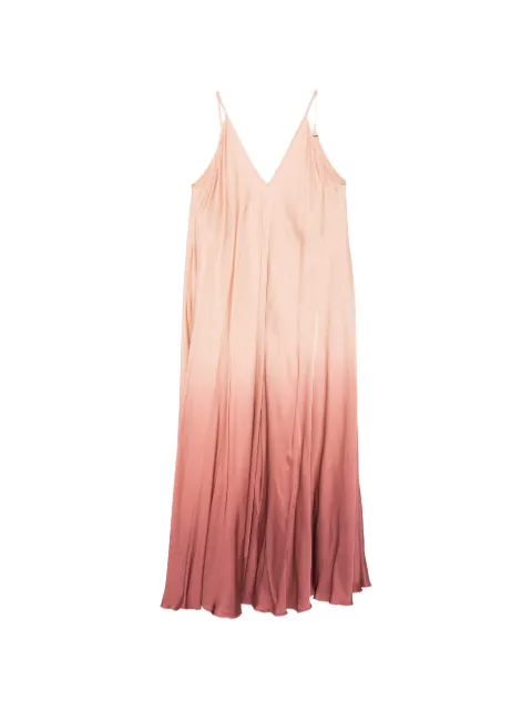 DIXIE ombré-effect satin maxi dress