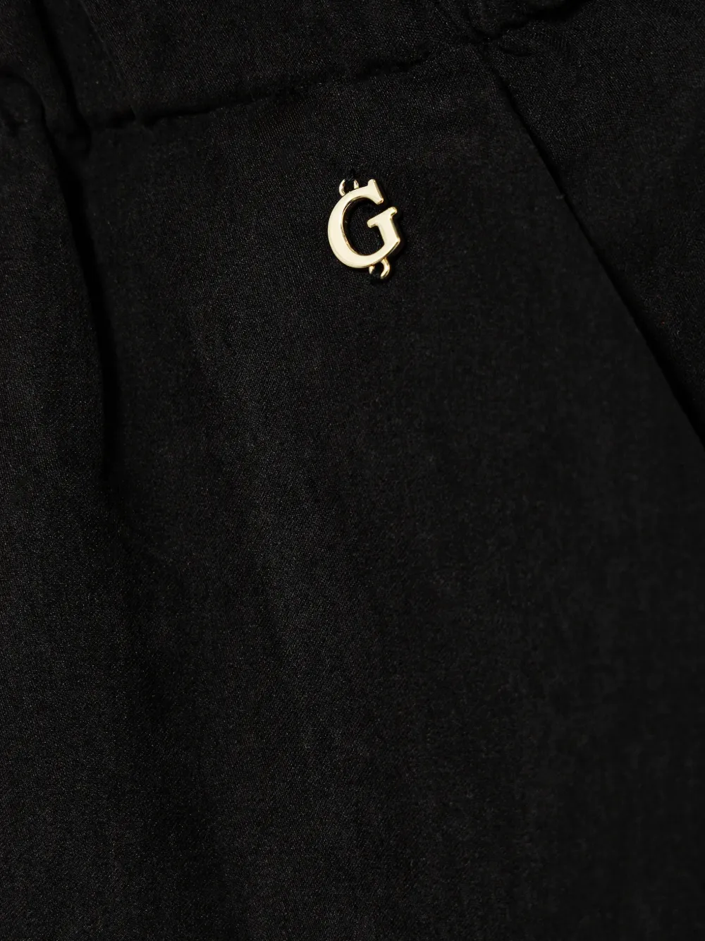 guess kids elasticated cargo pants Zwart
