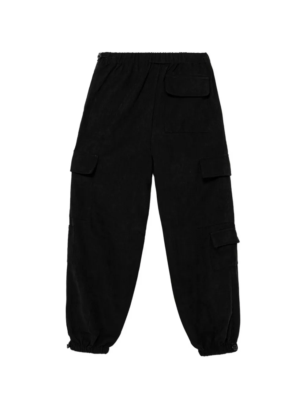 guess kids elasticated cargo pants Zwart