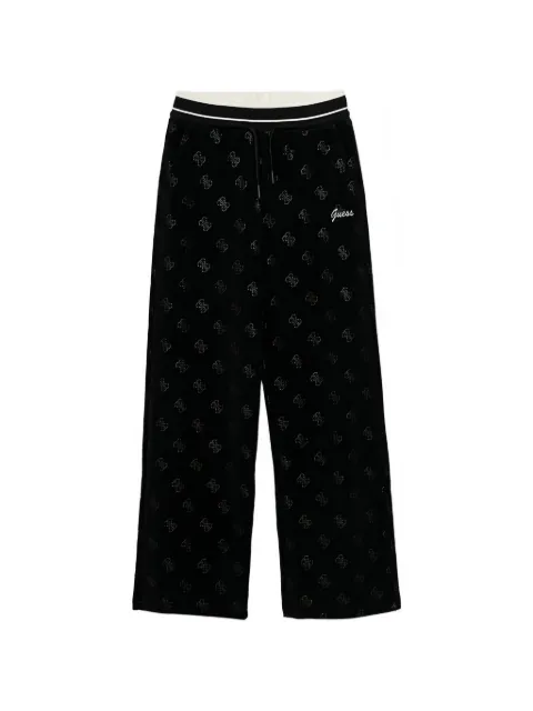 guess kids joggingbukser med monogram-mønster