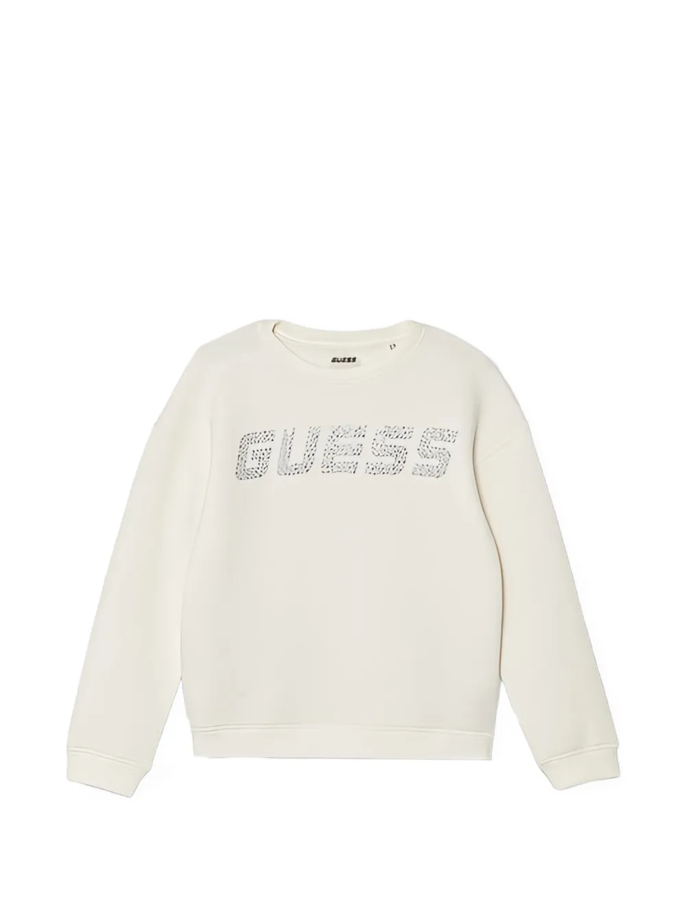 guess kids rhinestone-embellished top - Bianco