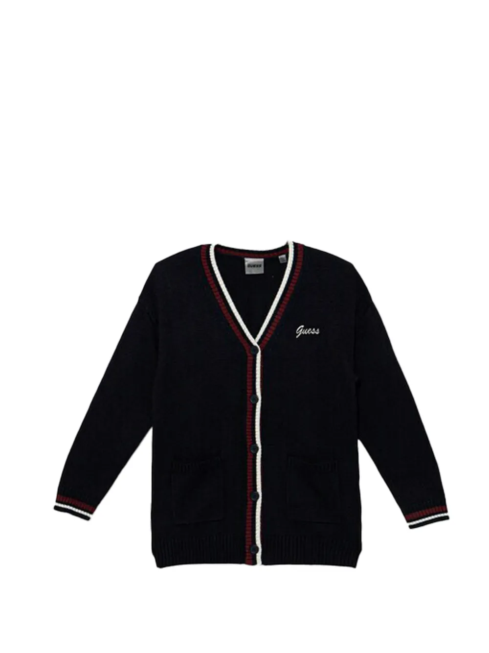 guess kids V-neck cardigan - Blue