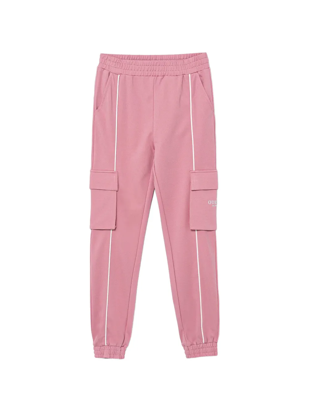 Guess kids logo-print piping track pants Roze