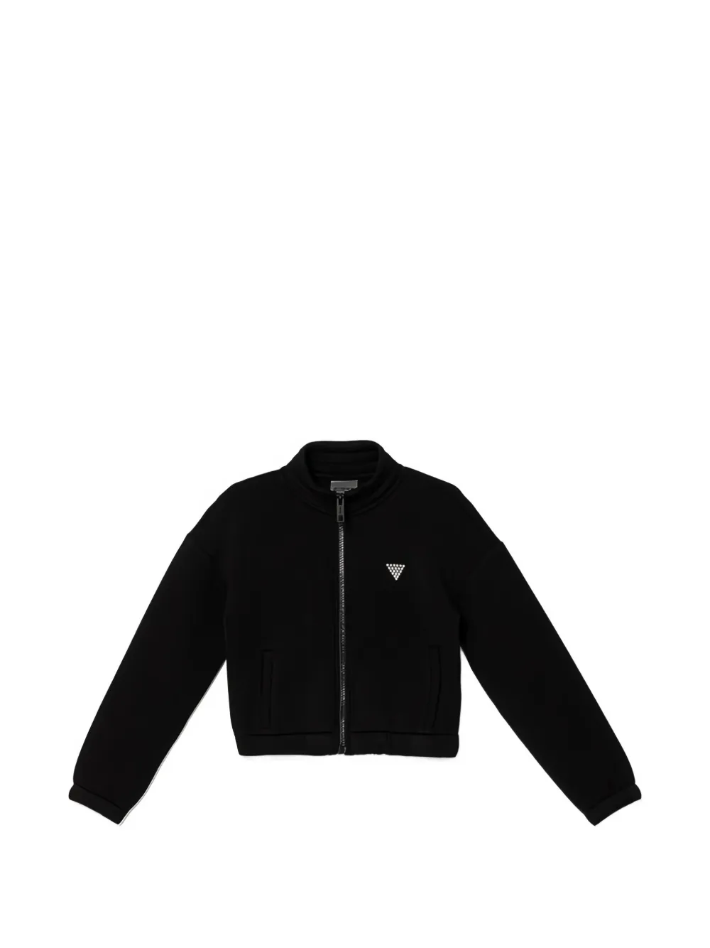 guess kids zipped sweatshirt - Nero