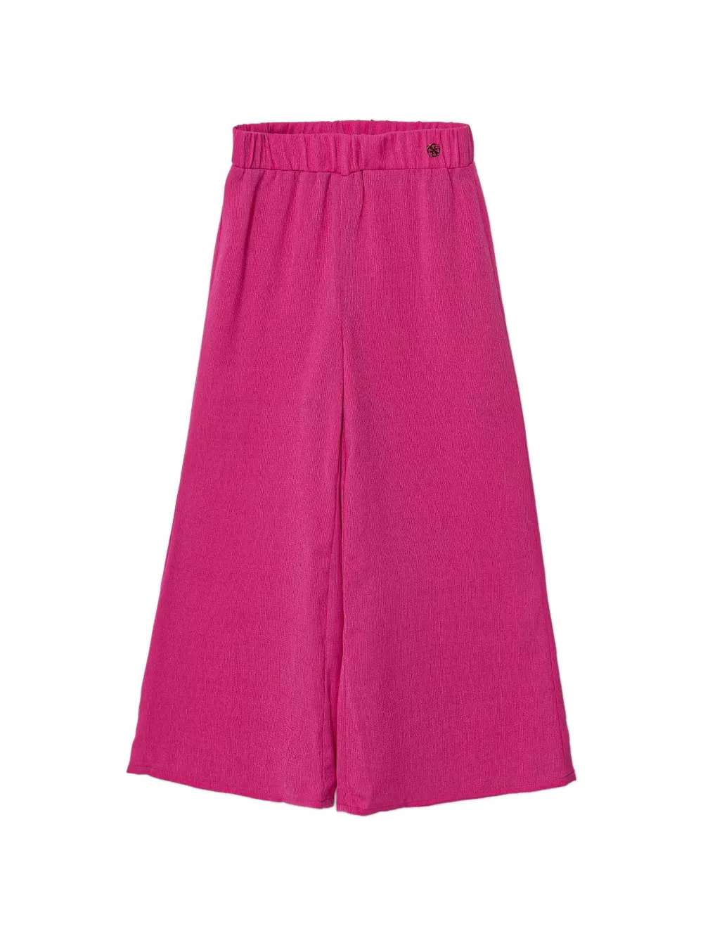 guess kids logo-plaque palazzo pants Roze