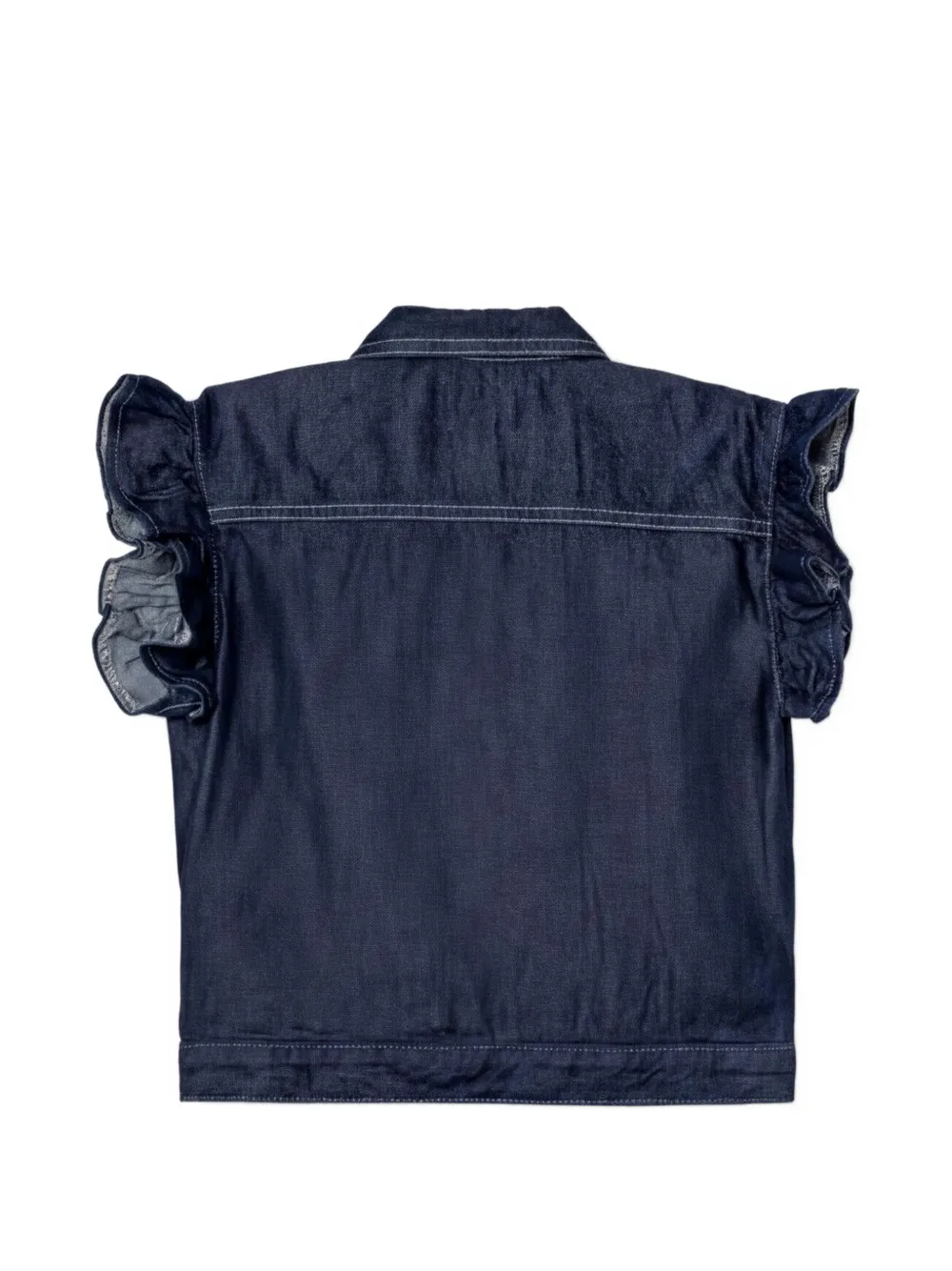 guess kids Top met ruches Blauw