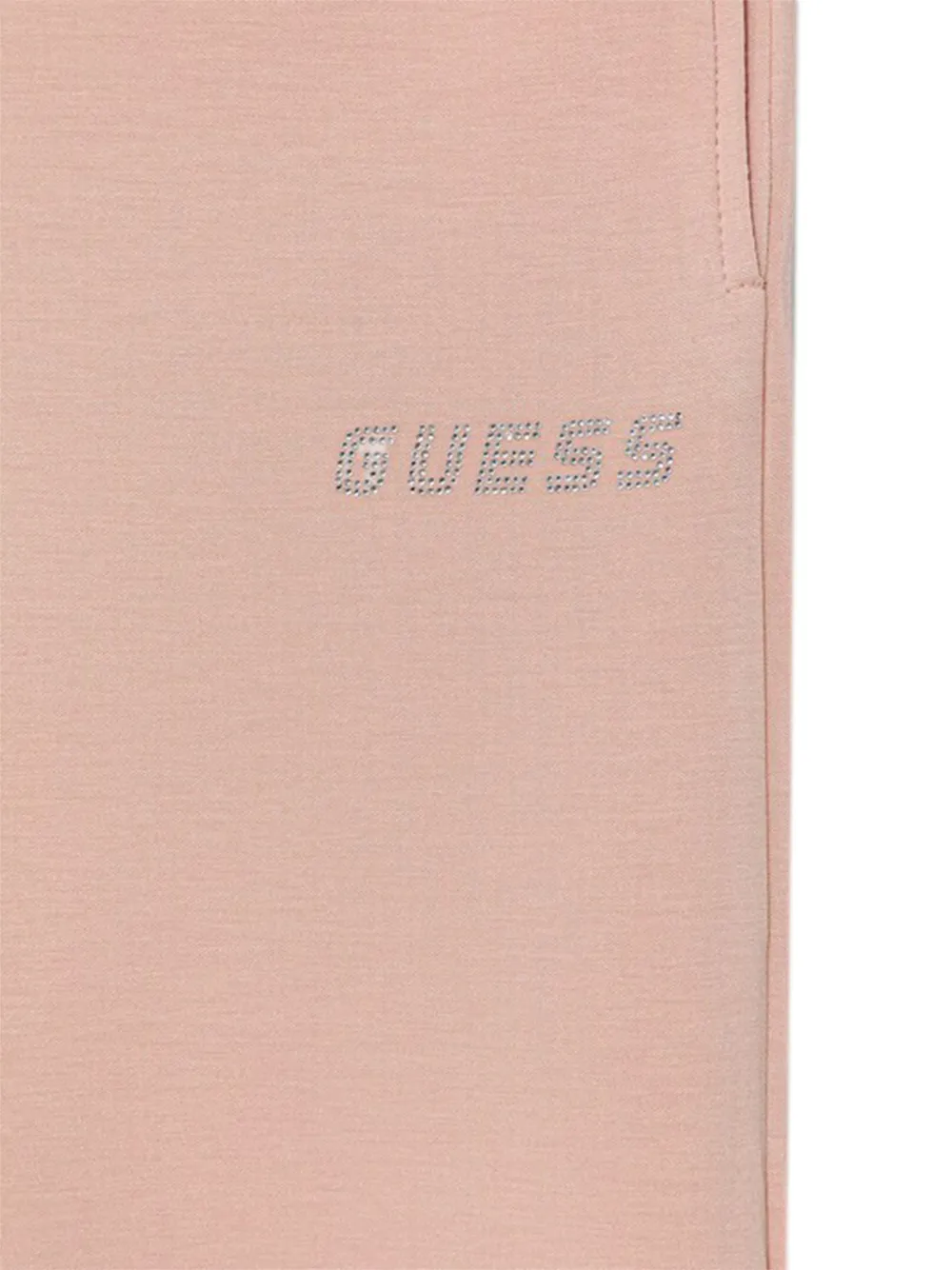 guess kids Broek met elastische tailleband Roze