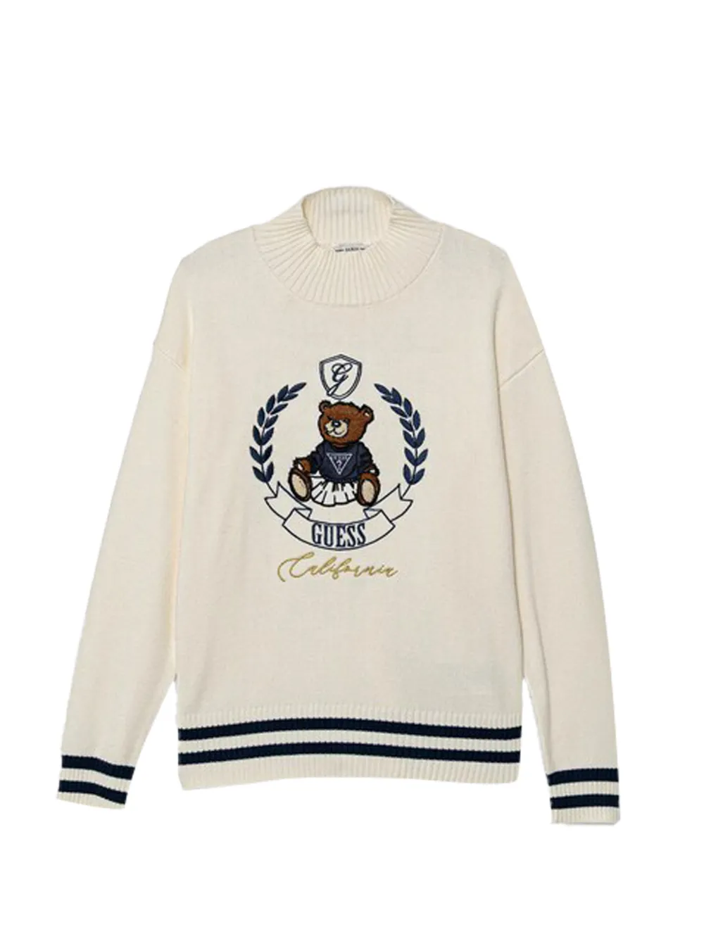 guess kids teddy embroidered sweater - Toni neutri