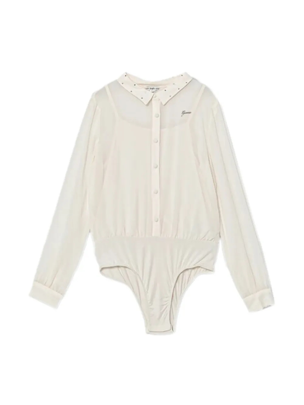 guess kids collared buttoned blouse - Toni neutri